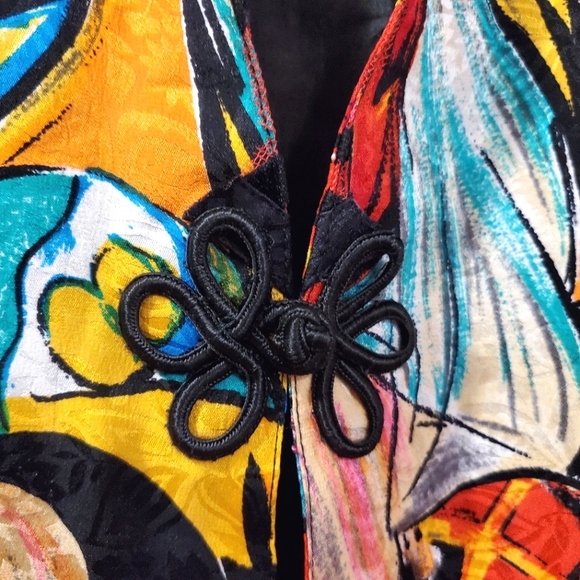 Diane Freis - Vintage Silk Duster Blazer - Picture 5 of 11